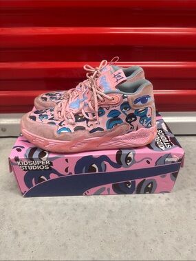 Men Puma Melo Kid Super Studios Basketball Shoes Size 10